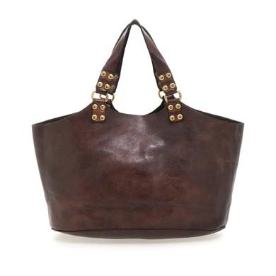 Bolso Shopping piel Marrón