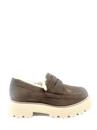 Mocasin serraje marrón con pelo