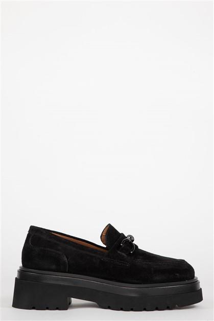 Mocasín en Crosta Negro