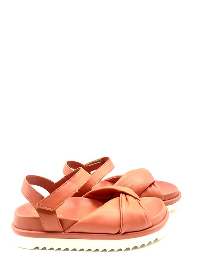 Sandalia Bio de piel naranja