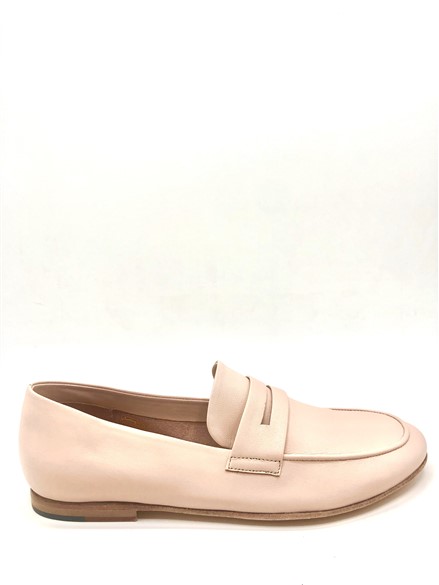 Mocasín piel rosa